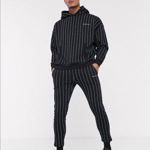 Good For Nothing Cropped Tapered Striped Jogger